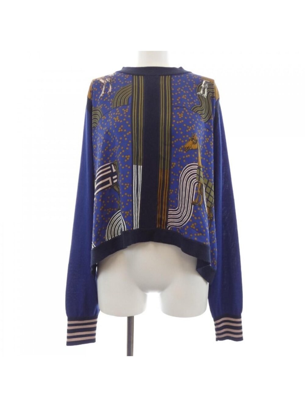 Hermes Garde Robe Pop Twillaine Knit Sweater